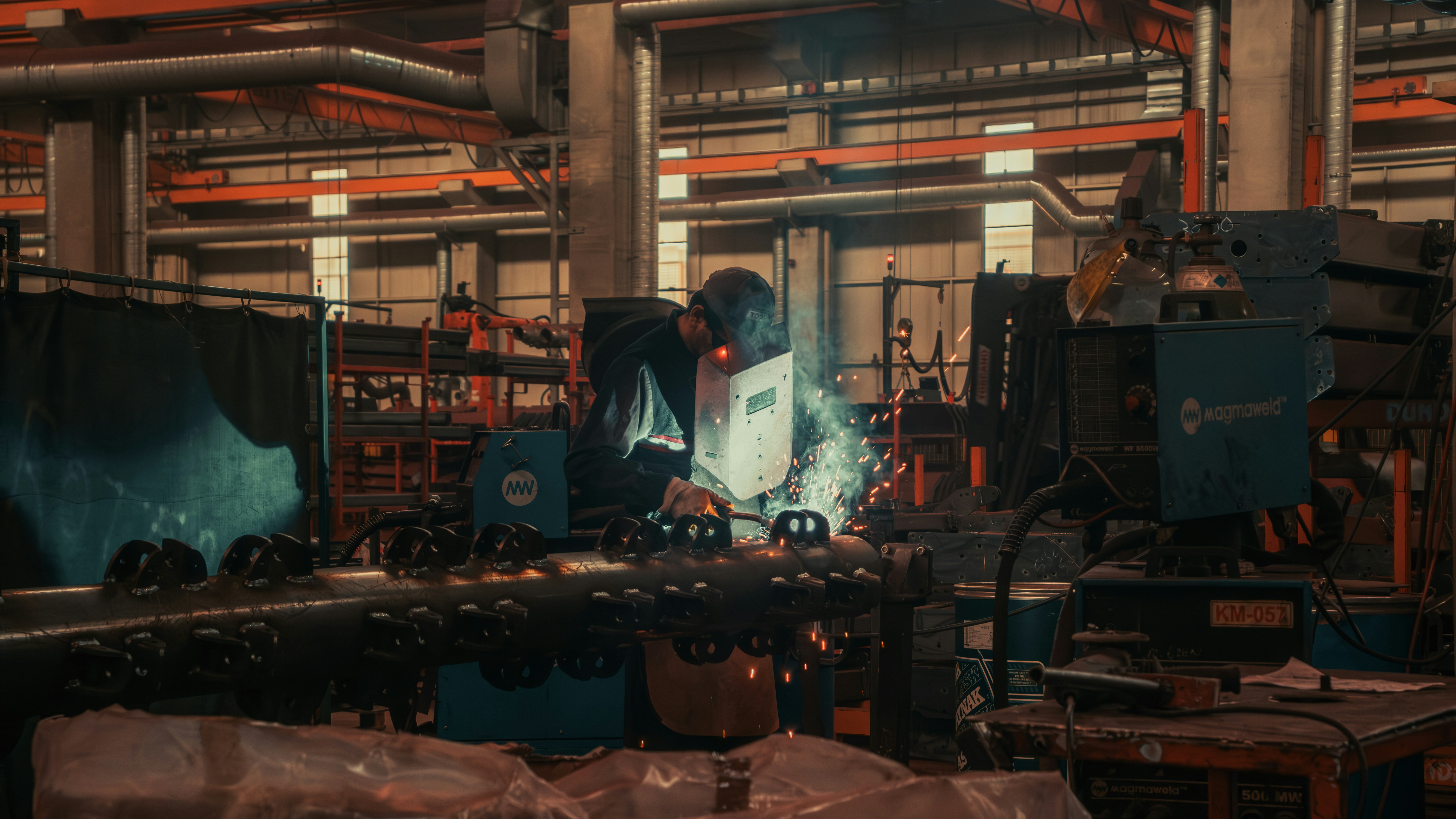 Engineer working in the plant
